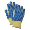Magid CutMaster PalmCoated ParaAramidCotton Blend Seamless Terrycloth Knit Gloves, 12PK T918BKVTZ-10